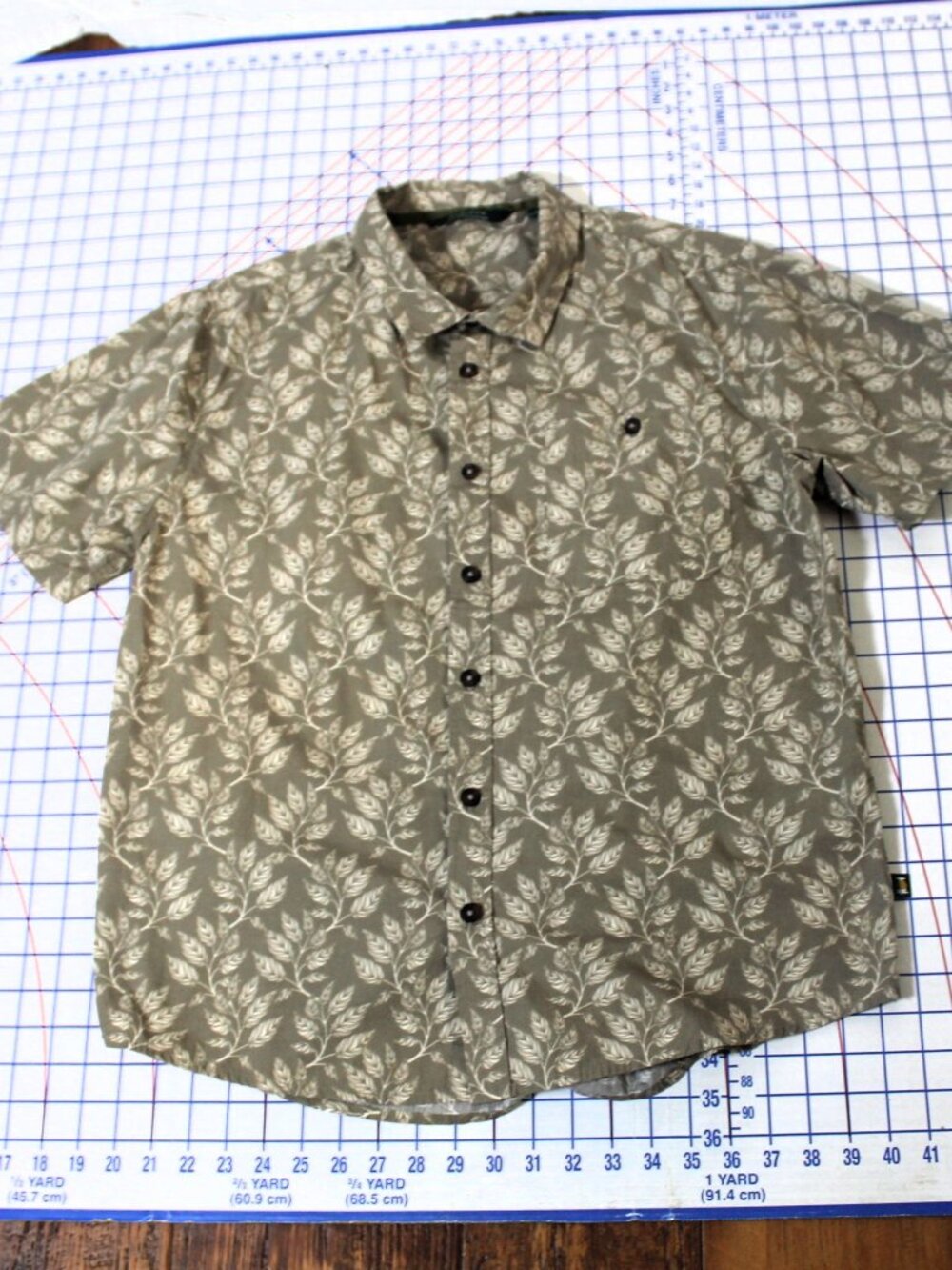 Horizon by Bass Creek Outfitters 100% Cotton Summer Men's Shirt, Large